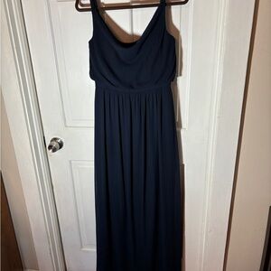 Elegant Navy Blue Women's Dress